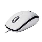 logitech mouse m100 - white -