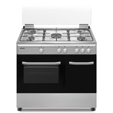 COCINA DE GAS INFINITON CC9162XPB 5 ZONAS COCCION CON PORTABOMBONAS BLANCA