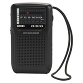RÁDIO MINI TAMANHO AIWA RS-33 BOLSO PRETO SISTEMA ETS ANALÓGICO INTEGRADO DE ALTA VOZ