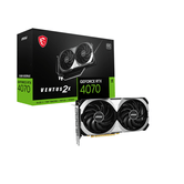 Tarjeta Gráfica MSIGeForce RTX 4070 GDDR6X 12GB Black,Silver