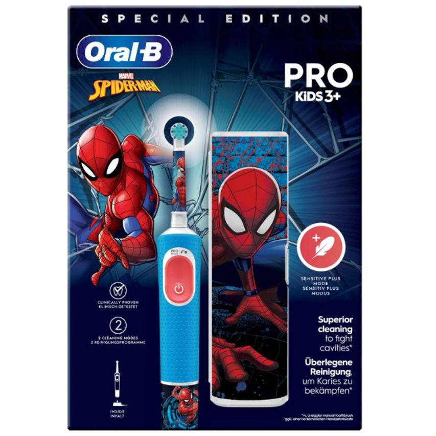 VITALITY PRO KIDS SPIDERMAN + FUNDA VIAJ