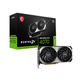Tarjeta Gráfica MSIGeForce RTX 4070 GDDR6X 12GB Black,Silver