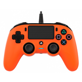 gamepad nacon compact ps4 oficial - naranja