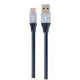 Cabo DCU Advance Tecnologic 30402020 USB 1,5 m USB 3.2 Gen 1 (3.1 Gen 1) USB A USB C Preto, Cinza