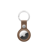 AIRTAG FINEWOVEN KEY RING TAUPE