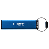 TECLADO IRONKEY 64GB 200 AES-256 ENCRYP FIPS 140-3 LVL 3(PENDIN G)
