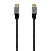 Aisens Cable Usb 3.2 Gen2X2 8K C/M-C/M Gris 1.0M