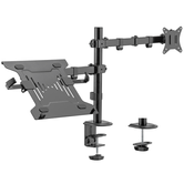 soporte monitor ewent hasta 32" + soporte portatil hasta 15.6"