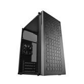 CAIXA DE MALHA METÁLICA FRONTAL COMPACTA MICROATX MARS GAMING MC-1000 COM JANELA LATERAL INTEIRA SEM FONTE DE ALIMENTAÇÃO