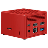 MINIPC LEOTEC INTEL N100 8GB 128GB M.2 WIN11 PRO PRÉ-INSTAL VERMELHO