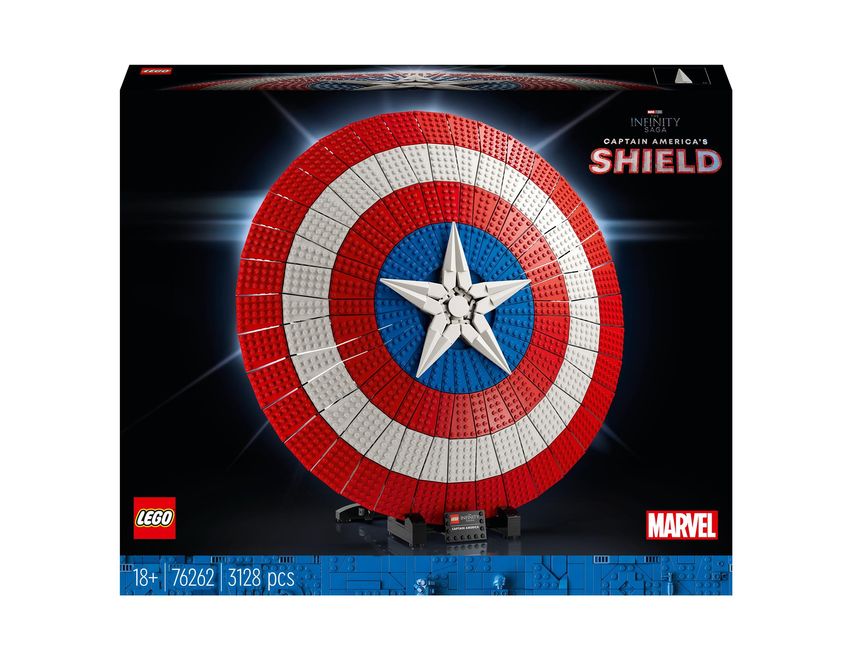 ESCUDO CAPITAN AMERICA LEGO PCBox