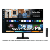 monitor samsung smart monitor ls32bm500eu 32" fhd/ 1920 x1080/60hz/ 4ms/ hdmi/ usb/ altavoces