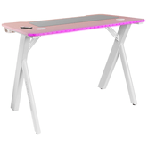 Mars Gaming Escritorio Rgb 100cm alfombri. Rosa