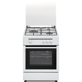COCINA DE GAS VITROKITCHEN CB5530BN 3 ZONAS COCCION BLANCA GN