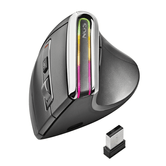 MOUSE SEM FIO NGS EVO KARMA VERTICAL RECARREGÁVEL LUZES LED CONEXÃO MULTIMODO