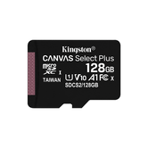 MEMORIA 128 GB MICRO SDXC KINGSTON UHS-I CANVAS SELECT PLUS CLASE 10