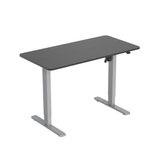 MESA ELÉTRICA ERGONÔMICA ALTURA AJUSTÁVEL TABLERO PRETO 120X60 COR CINZA ESTRUTURA TOQUE CONTROLE ALTURA DE 68CM-118CM