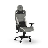 silla corsair gaming t3 rush (2023) gris/blanca cf-9010058-ww