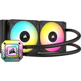 REFRIGERACION LIQUIDA CORSAIR ICUE H100I ELITE CAPELLIX XT 240MM | NEGRO