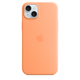 iphone 15 plus si case orange sorbet