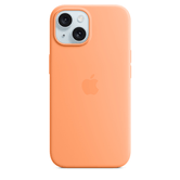 iphone 15 si case orange sorbet
