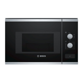 BOSCH BFL520MS0 FORNO MICROONDAS EMBUTIDO 20 LITROS SEM GRELHA VIDRO