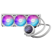 SISTEMA DE ARREFECIMENTO LÍQUIDO ASUS PARA VENTILADORES ROG RYUI III 360 ARGB WHT CPU, COLOR OLED, AURA SYNC RGB, ROG 360 MM