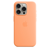 iphone 15 pro si case orange sorbet