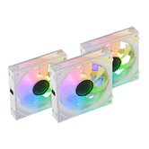 KIT 3xVENTILADOR INTERNO ARG DINAMICO MARS GAMING MF-LINKFINITY KIT WHITE MODULARES PWM 120mm 360º