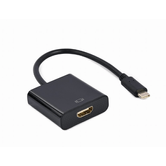 CABO ADAPTADOR USB TIPO-C PARA HDMI 4K 30HZ 15 CM PRETO