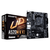 Soquete GIGABYTE AMD A520M K V2 AM4