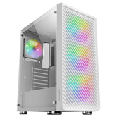 MARS GAMING MC-F BRANCO SEMI-TORRE ATX CASO METAL MALHA FRENTE 3 VENTILADORES ARGB 120mm +1 VIDRO TEMPERADO LATERAL TRASEIRO SEM FONTE DE ALIMENTAÇÃO