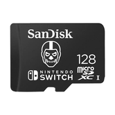 CARTÃO SANDISK NINTENDO MICROSD UHS I - FORTNITE EDITION, SKULL TROOPER, 128GB
