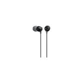 AURICULAR INTRAUDITIVO CON MICROFONO SONY MDR-EX15AP NEGRO 3.5mm CABLE 1.2m DINAMICO DE 9 mm