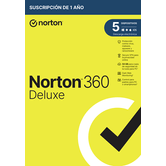 ANTIVIRUS NORTON 360 DELUXE 50GB ES 1 USUÁRIO 5 DISPOSITIVO 12MO BOX