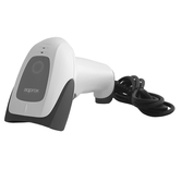 LEITOR DE CÓDIGO DE BARRAS APROX APPLS22WH BRANCO 2D/1D INTERFACE USB MANUAL OU DISPARADOR AUTOMÁTICO LEITURA AVISO POR LED E BEEPER COM SUPORTE