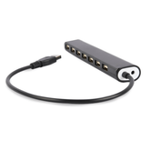 HUB USB 2.0 DE 7 PORTAS PRETO