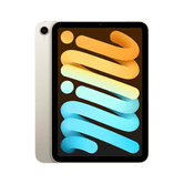APPLE iPad mini, 8.3" LED, 2266 x 1488, A15 Bionic, 256GB, 802.11ax Wi-Fi 6, Bluetooth 5.0, Touch ID, 12MP + 12MP, iPadOS 8.3" 4GB/256GB Beige