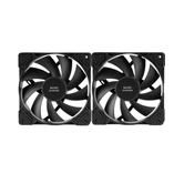 KIT 2xMARS GAMING MF-PWMX2 PRETO FLUIDO DE VENTILADOR INTERNO ROLAMENTOS DINÂMICOS SISTEMA PWM