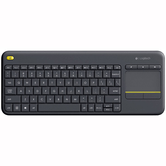 teclado inalambrico logitech k400 plus negro