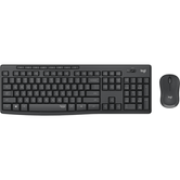 teclado inalambrico + raton logitech mk295 negro
