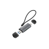 CARD READER EXTERNO CONCENTRONIC BIAN05G USB-C Y USB-A COMPATIBLE CON SD, SDHC, SDXC, Micro SD/T-Flash, Micro SDHC, Micro SDXC