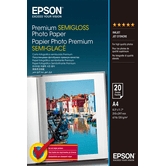 PAPEL EPSON SEMI-GLOSS A4 251GR. 20 UDS