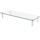 Tabletop Glass Monitor Riser 560x210x80mm  max load up to 20kg