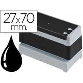 SELO DE TINTA DE SELO PRETO 27 X 70 MM UNIDADE PR2770B