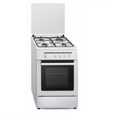 COCINA DE GAS VITROKITCHEN CB55BN 4 ZONAS COCCION BLANCA GN
