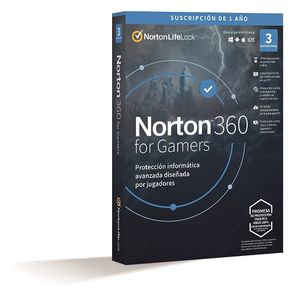 antivirus norton 360 for gamers 50gb es 1 user 3 device 12mo