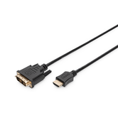 HDMI adapter cable, type A-DVI(18+1) M/M, 2.0m