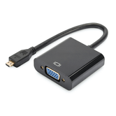 MICRO-HDMI TO VGA CONVERTER TYP D TO VGA(D-SUB) 3.5MM AUDIO IN