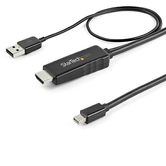 3.3FT HDMI TO MINI DISPLAYPORT CABLE - 4K 30HZ - USB-POWER ED